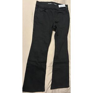 NEW! Old Navy Girl's Boot-Cut Built-in-Tough Black Pull-On Jeans NWT Size Medium